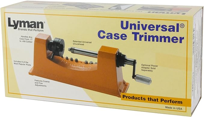 Lyman Universal Trimmer with 9 Pilot Multi-Pack