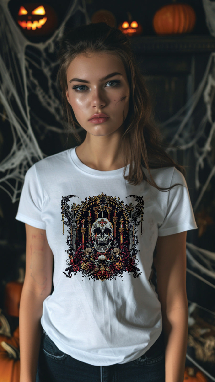 Get Ready for Halloween with Our Unisex T-Shirt – Perfect for Spooky Season Fun- HLW11