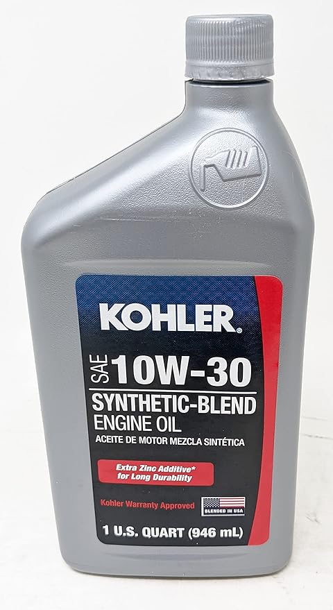 Pack of 4- Kohler #25 357 65-S Synthetic Blend Oil