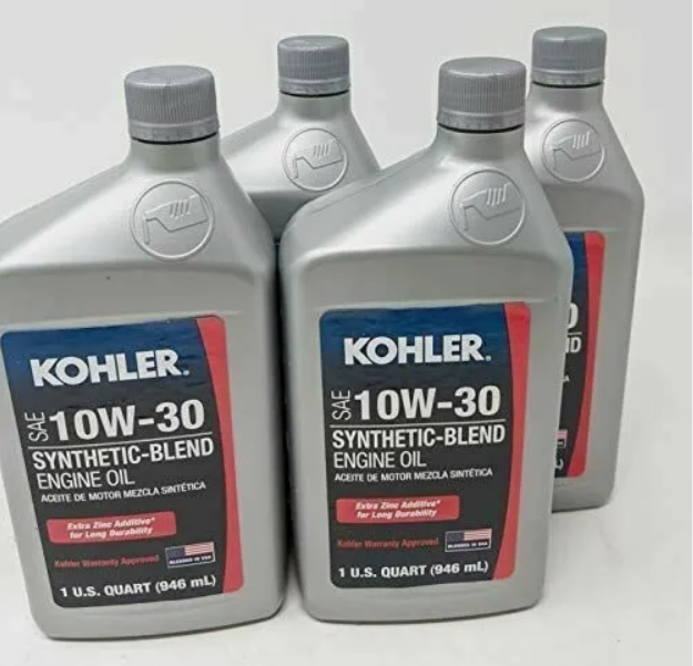 Pack of 4- Kohler #25 357 65-S Synthetic Blend Oil