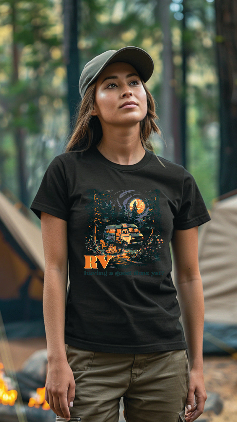 Unisex Camping T-Shirt – Perfect for Every Adventure! CAM02