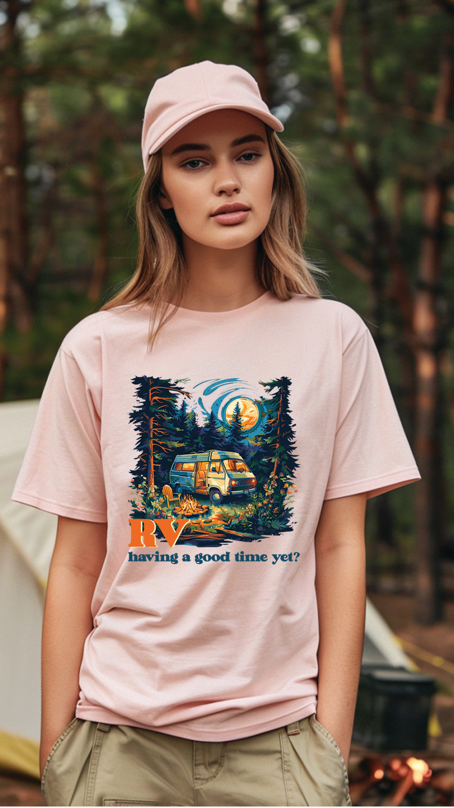 Unisex Camping T-Shirt – Perfect for Every Adventure! CAM02