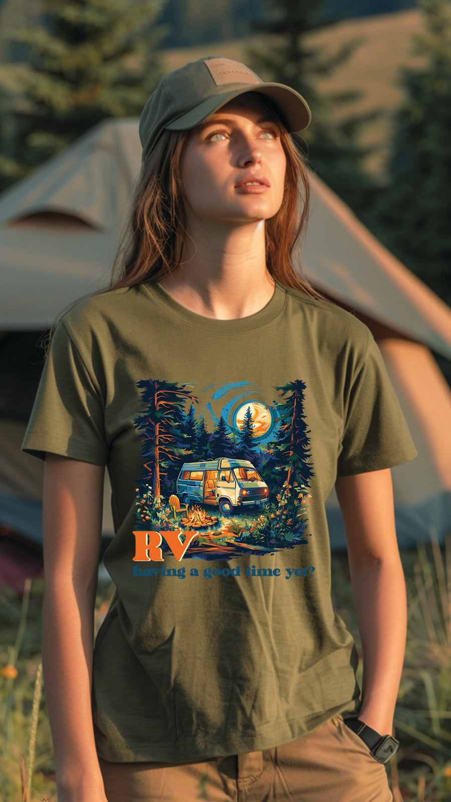 Unisex Camping T-Shirt – Perfect for Every Adventure! CAM02