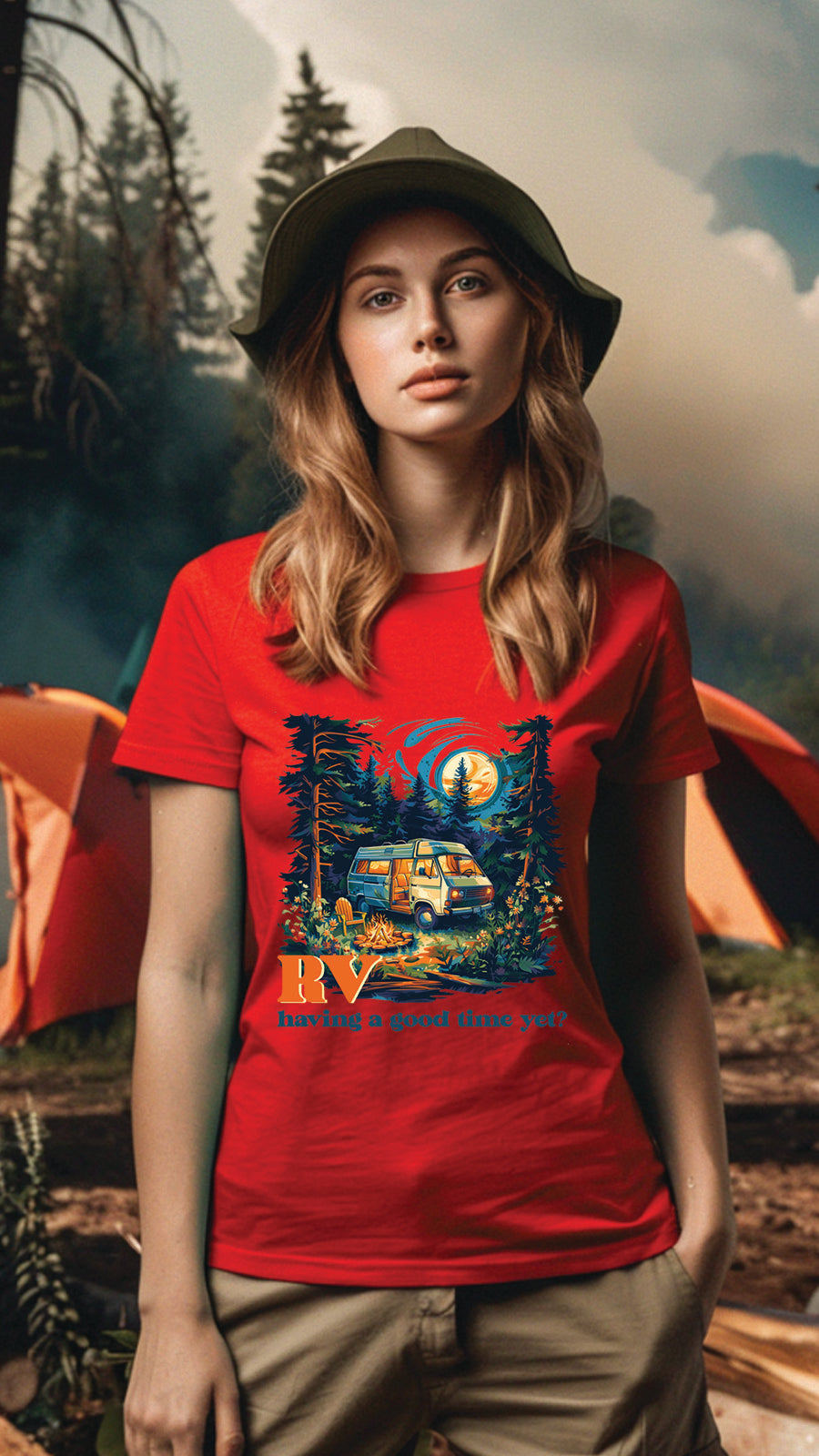 Unisex Camping T-Shirt – Perfect for Every Adventure! CAM02