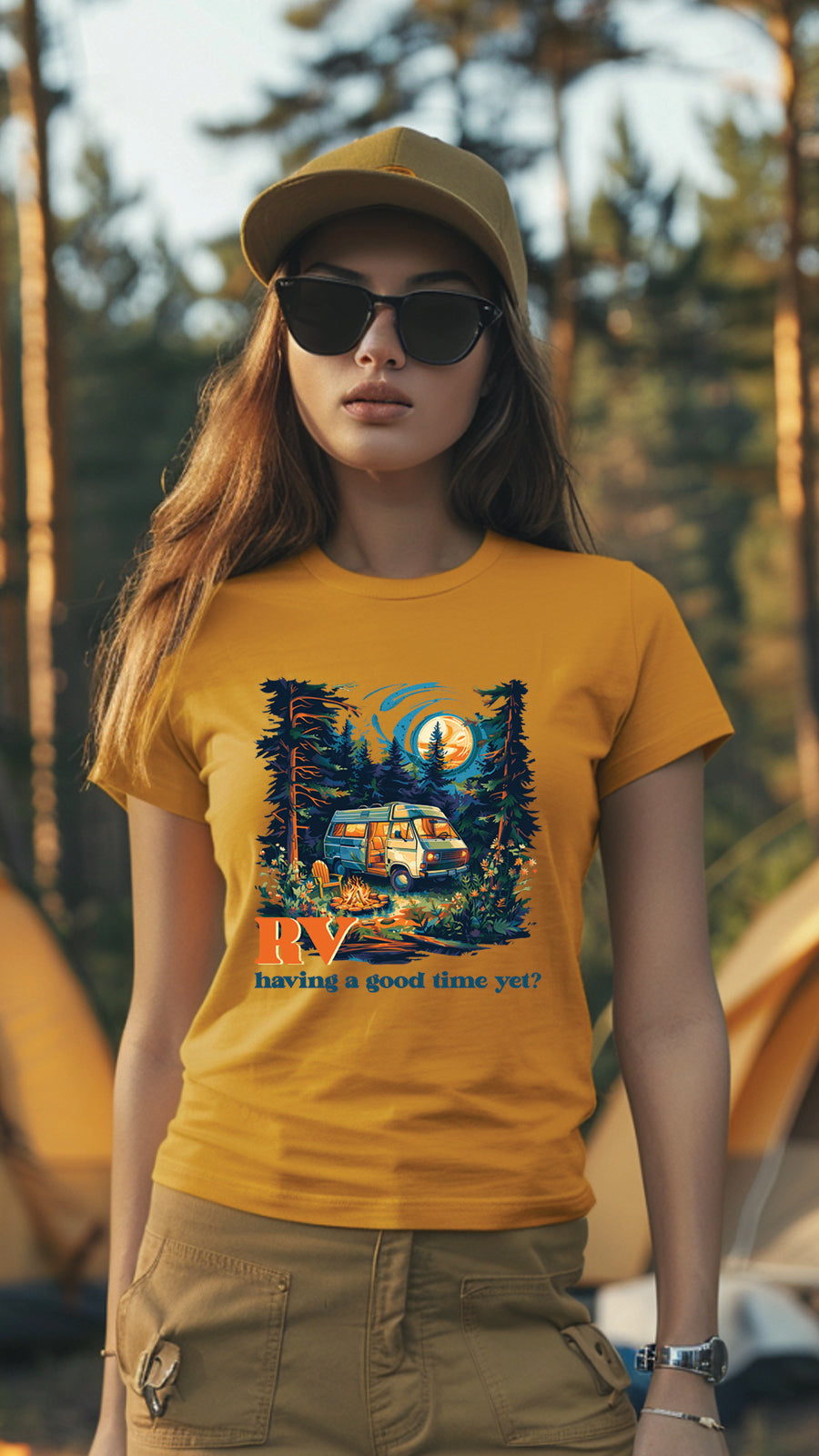 Unisex Camping T-Shirt – Perfect for Every Adventure! CAM02