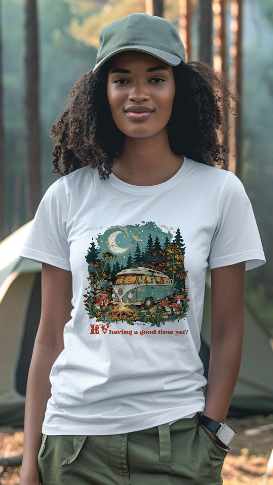 Unisex Camping T-Shirt – Perfect for Every Adventure! CAM03