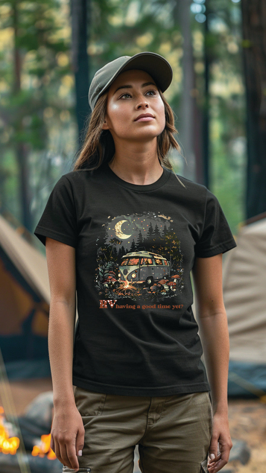 Unisex Camping T-Shirt – Perfect for Every Adventure! CAM03