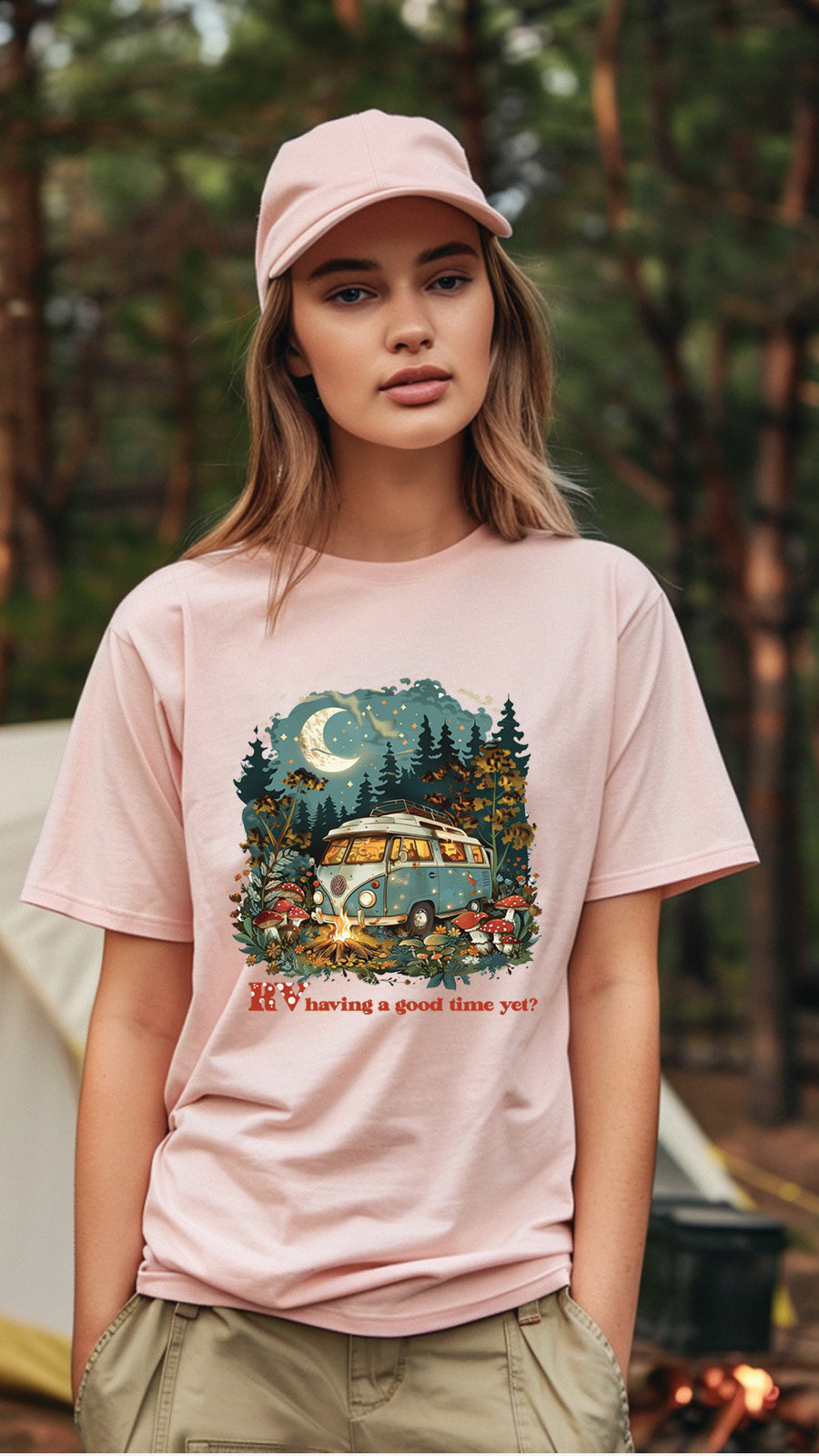 Unisex Camping T-Shirt – Perfect for Every Adventure! CAM03