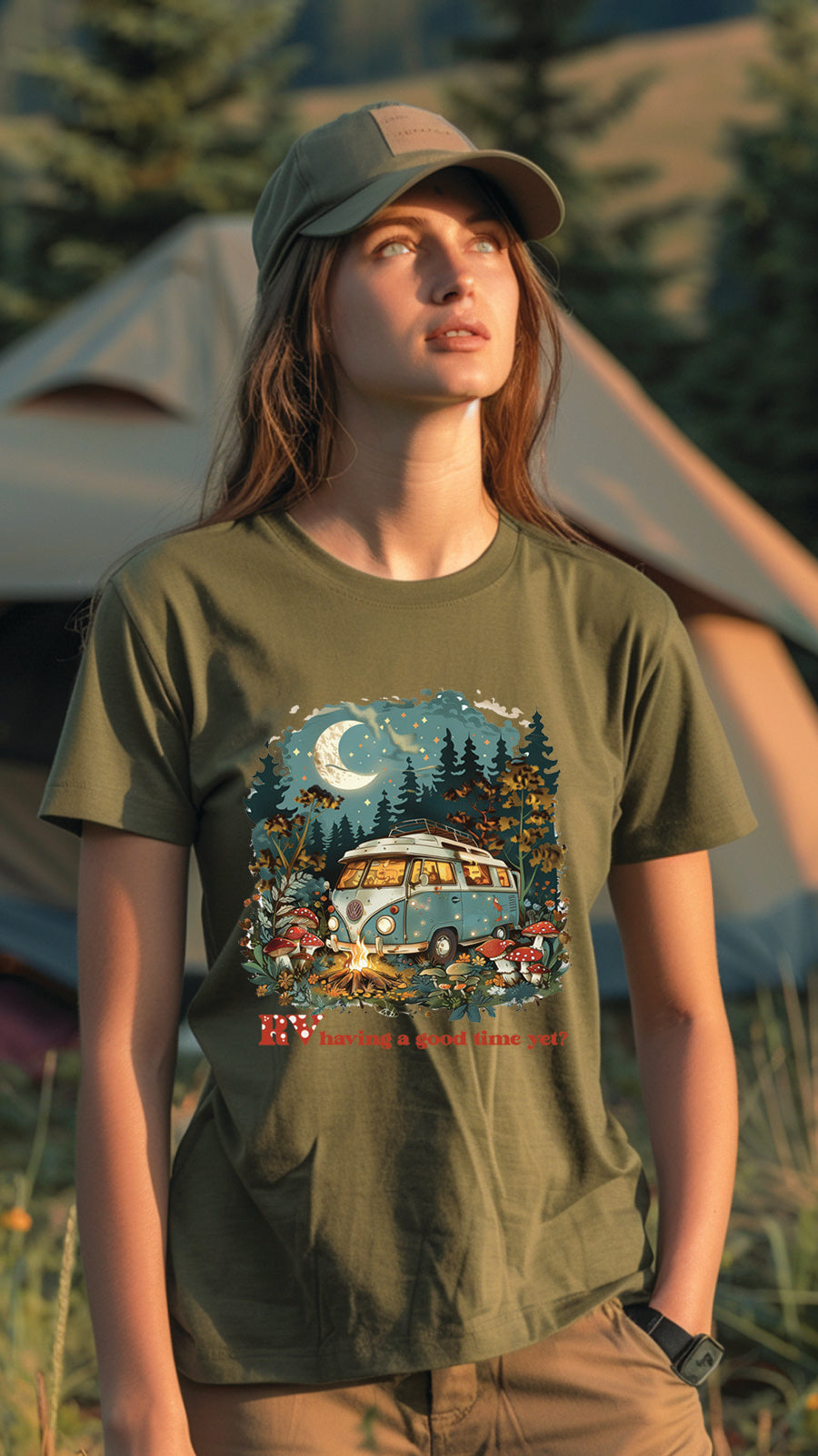 Unisex Camping T-Shirt – Perfect for Every Adventure! CAM03