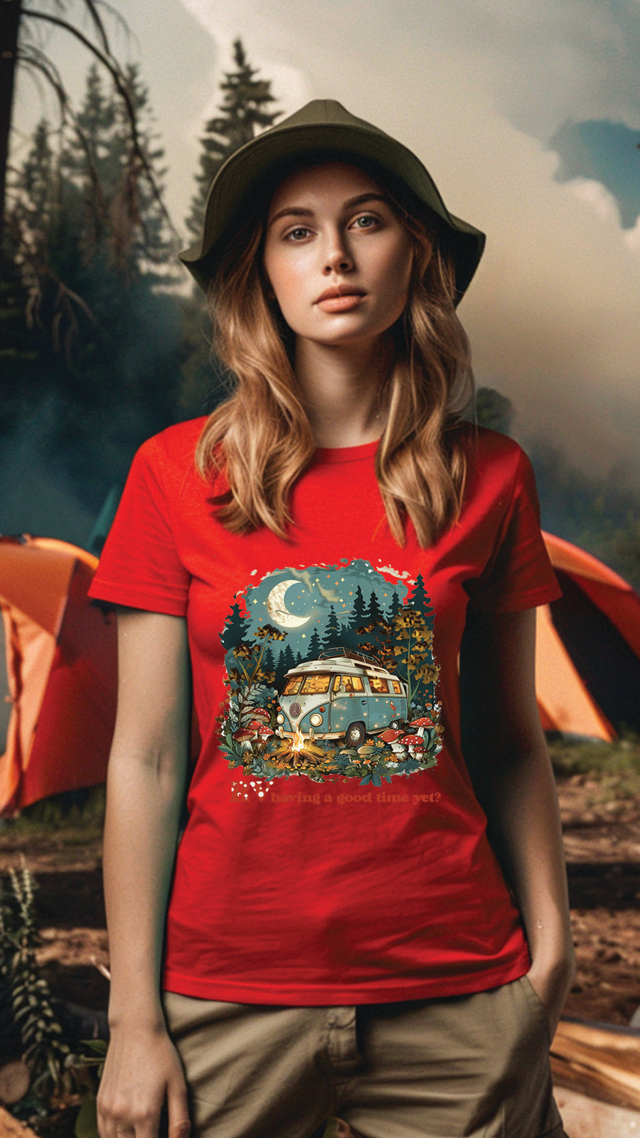 Unisex Camping T-Shirt – Perfect for Every Adventure! CAM03