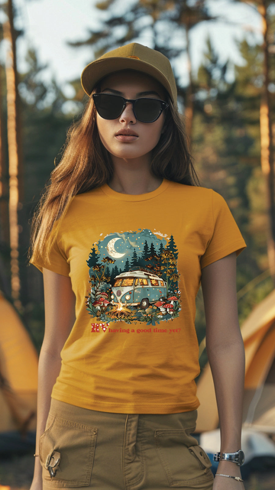 Unisex Camping T-Shirt – Perfect for Every Adventure! CAM03