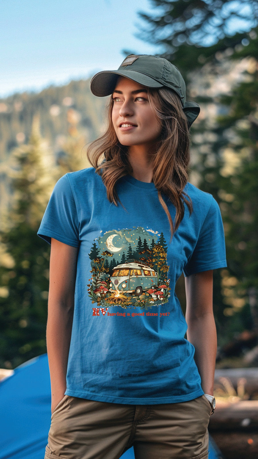 Unisex Camping T-Shirt – Perfect for Every Adventure! CAM03