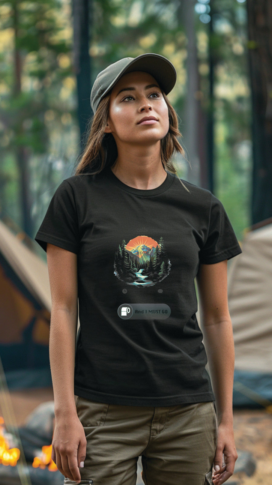 Unisex Camping T-Shirt – Perfect for Every Adventure! CAM05