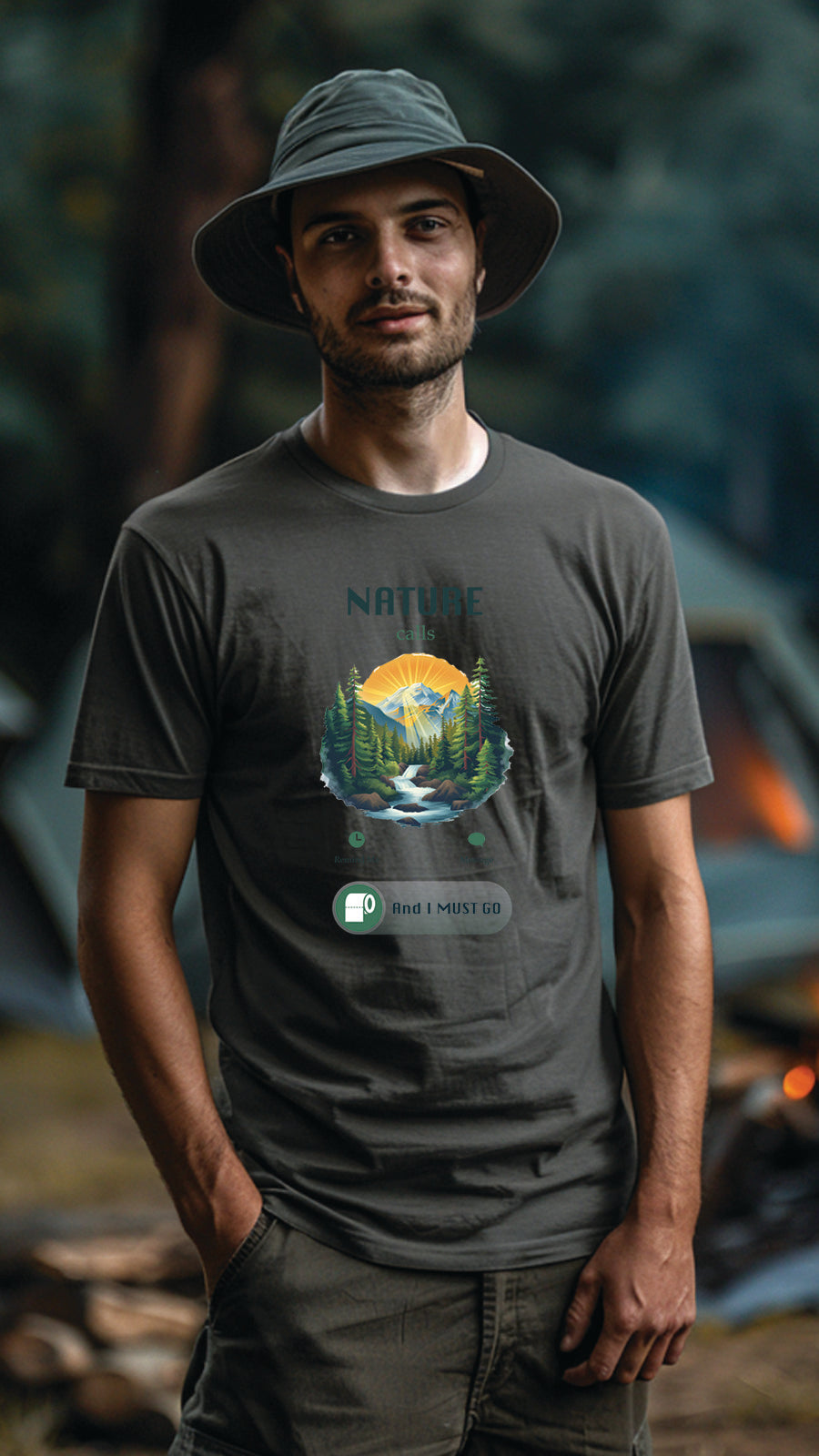 Unisex Camping T-Shirt – Perfect for Every Adventure! CAM05