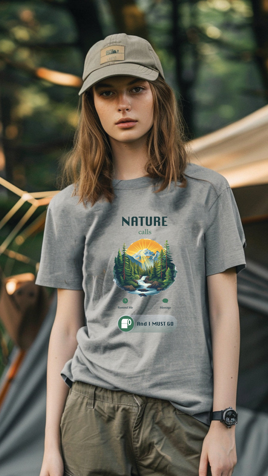 Unisex Camping T-Shirt – Perfect for Every Adventure! CAM05