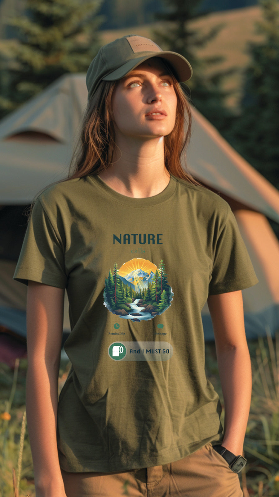 Unisex Camping T-Shirt – Perfect for Every Adventure! CAM05