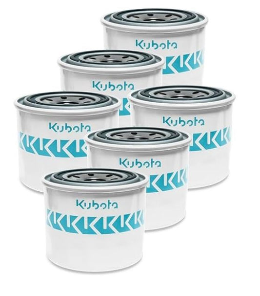 Kubota Genuine OEM Oil Filter HH164-32430 - 6 pack