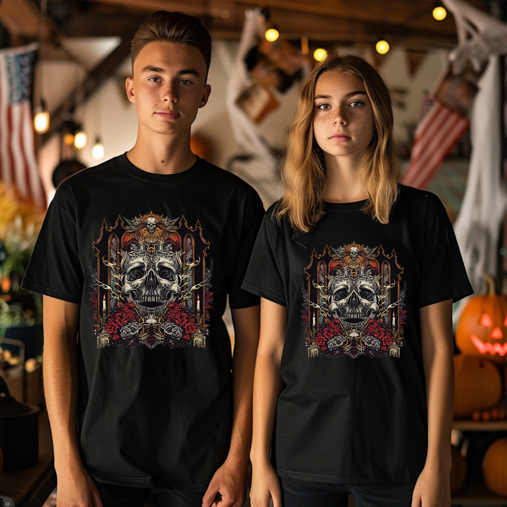 Get Ready for Halloween with Our Unisex T-Shirt – Perfect for Spooky Season Fun! - HLW10