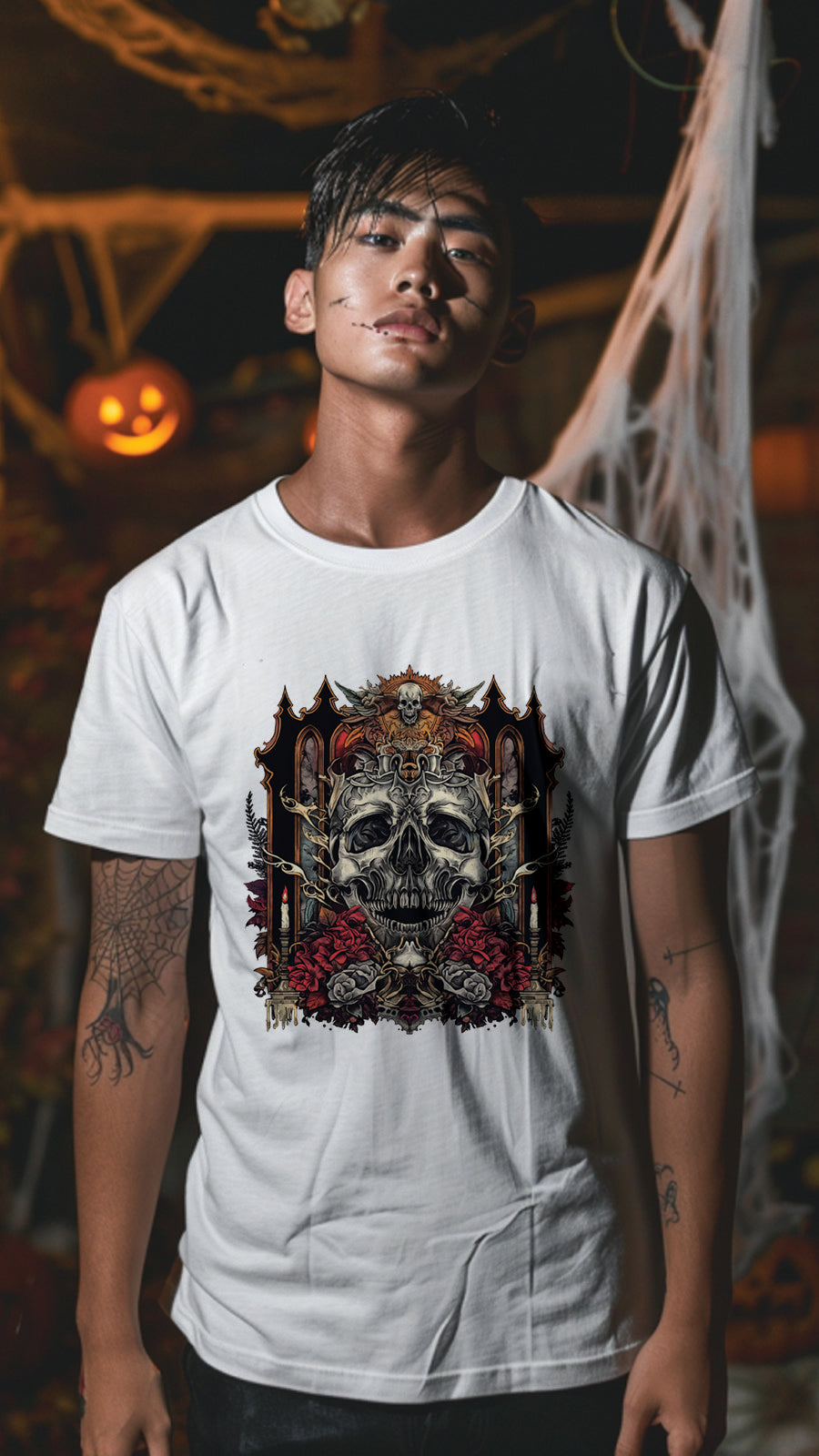 Get Ready for Halloween with Our Unisex T-Shirt – Perfect for Spooky Season Fun! - HLW10