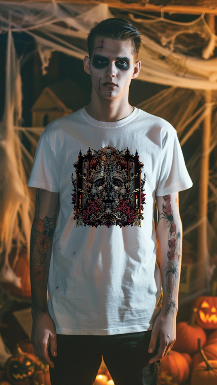 Get Ready for Halloween with Our Unisex T-Shirt – Perfect for Spooky Season Fun! - HLW10