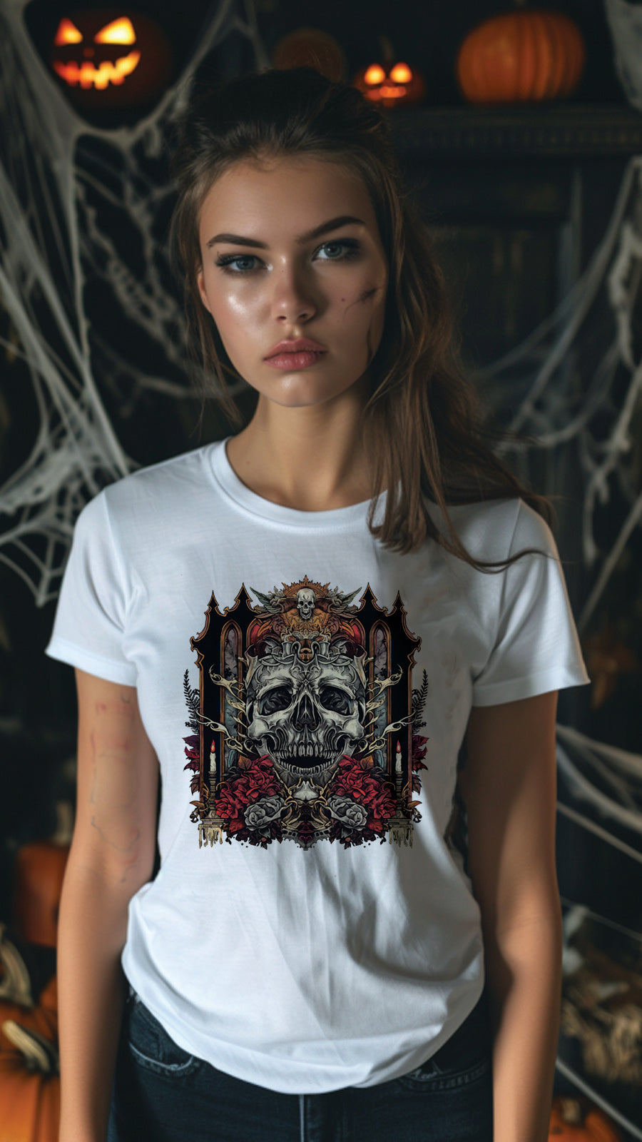 Get Ready for Halloween with Our Unisex T-Shirt – Perfect for Spooky Season Fun! - HLW10